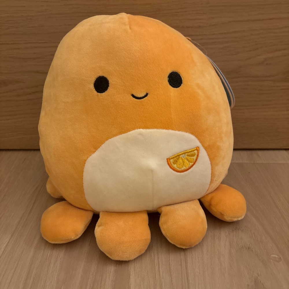 “Orange Veronica” octopus squishmallow